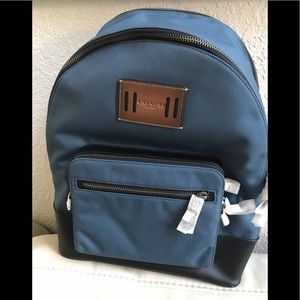 Coach F27609 Blue West Backpack Cordura school bag